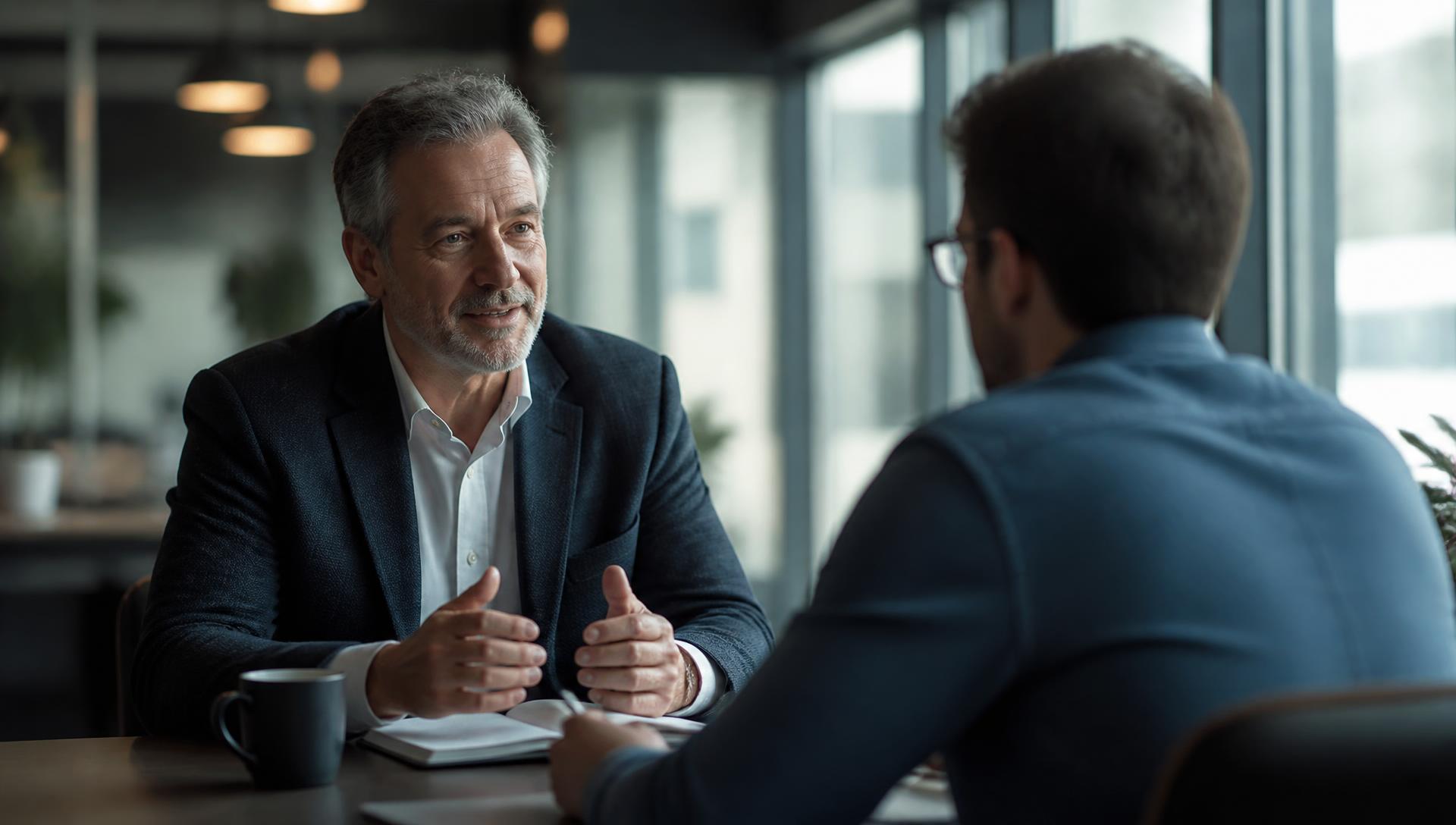 Senior Business Advisor in a strategic sparring conversation